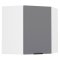 Fasola overskab kkken , hjrneskab 1 lge antracit gr, hvid.