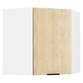 Fasola overskab kkken , hjrneskab 1 lge eg dekor, hvid.