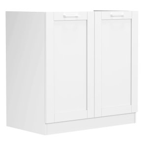 Colura szafka kuchenna na zlew 80 cm 2 drzwi biały.
