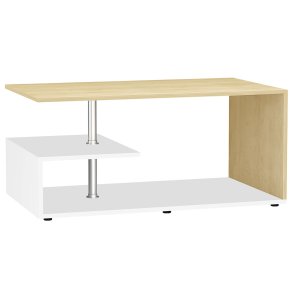 MalisoM Couchtisch Eiche dekor, wei.