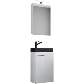 SlitoBL badrumsmbler 3 delar vit.