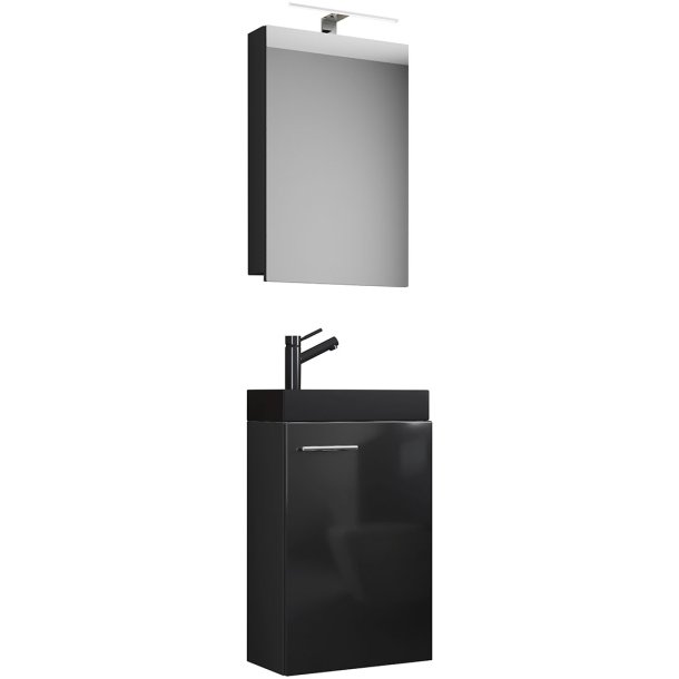 SlitoBL badrumsmbler 3 delar svart.