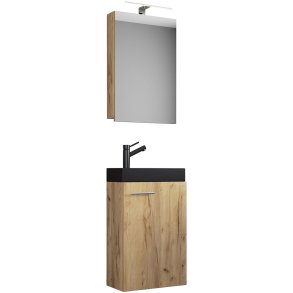 SlitoBL badrumsmbler 3 delar ek dekor.