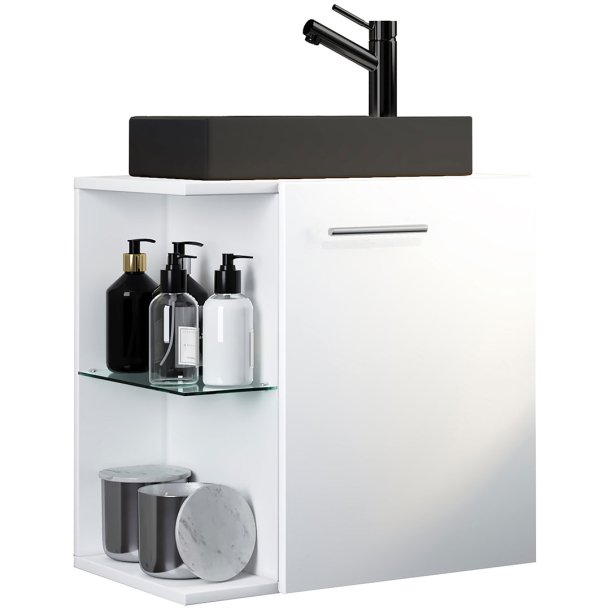 HausaBL baderomsinnredning 2 deler hvit.