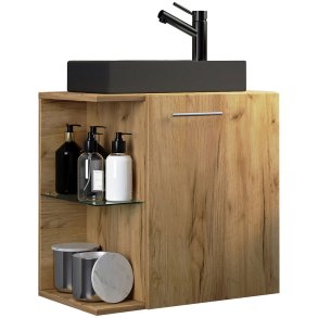 HausaBL baderomsinnredning 2 deler eik dekor.