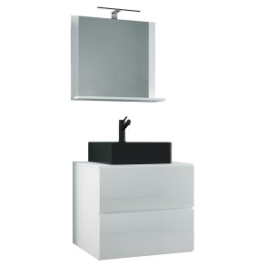 LendasMBL badrumsmbler 3 delar vit.