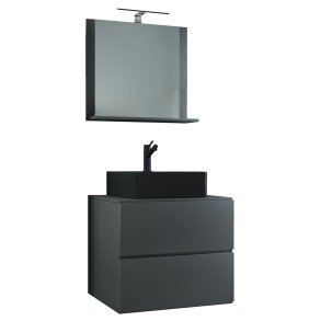 LendasMBL badrumsmbler 3 delar antracit.