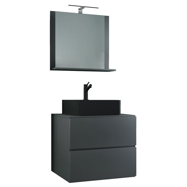 LendasMBL badrumsmbler 3 delar antracit.