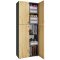 LonaXXL5DT Schuhschrank 4 Tren anthrazit, Eiche dekor.