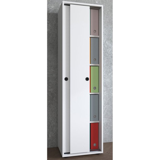 Ulas5ST kontorskap 2 drer hvit.