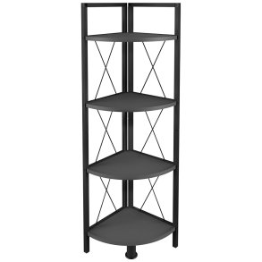 Insasi4 Regal 4 Ablagen anthrazit.