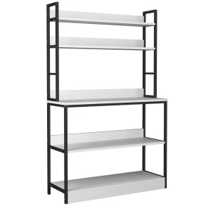 Insasi kjkken hyller 101 cm 5 hyller hvit.