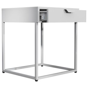 FlokasS natbord 1 skuffe hvid.