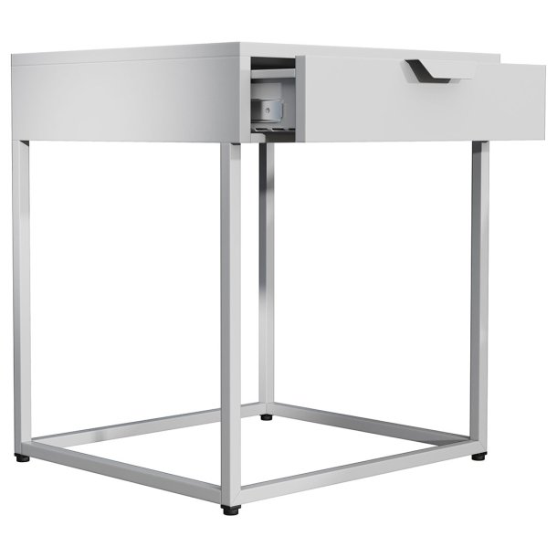 FlokasS natbord 1 skuffe hvid.