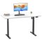 LonaE Schreibtisch elektrische Höhenverstellfunktion 110x50x71-120cm weiß, schwarz.