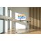 LonaE skrivebord elektrisk hev-senk-funksjon 140x50x71-120cm eik dekor, slvfarget.