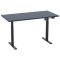 LonaE skrivebord elektrisk hve snke funktion 110x80x71-120cm antracit, sort.