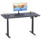 LonaE skrivebord elektrisk hve snke funktion 110x80x71-120cm antracit, sort.