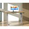 LonaE skrivbord elektrisk hj- och snkfunktion 140x80x71-120cm ek dekor, silverfrgad.