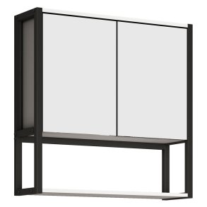 EdinoSS spegelskp badrum 2 vit.