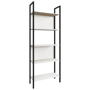 Flakos5 hylle 5 hyller hvit.