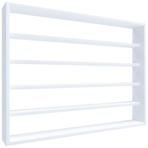 Esaldi kjkken hyller 80 cm 5 hyller hvit.