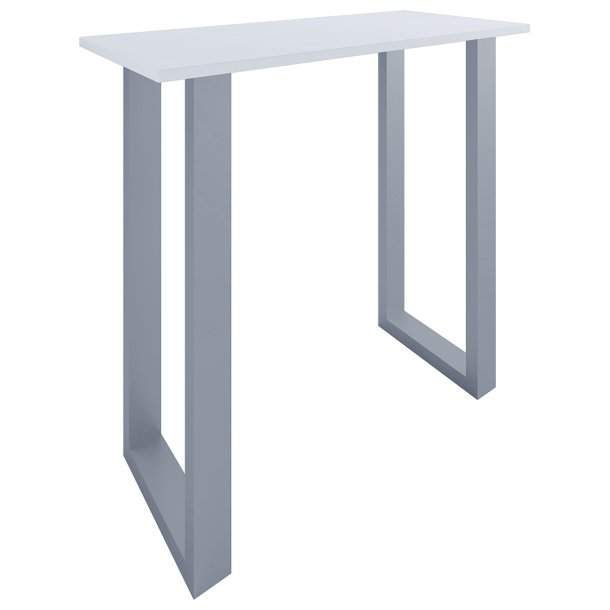 Xona barbord 110x50 hvit, slvfarget.