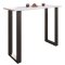 Xona Bartisch 140x50 wei, schwarz.