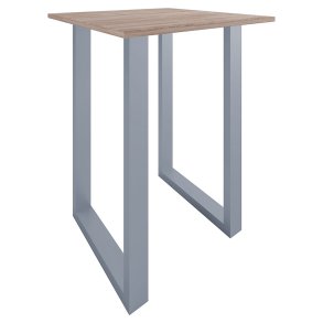 Xona barbord 80x80 eik dekor, slvfarget.