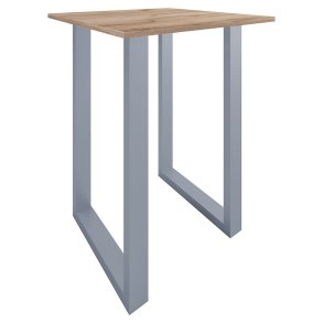 Xona barbord 80x80 eik dekor, slvfarget.