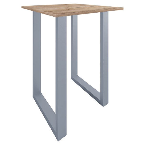 Xona barbord 80x80 eik dekor, slvfarget.