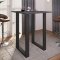Xona barbord 80x80 antracit, svart.