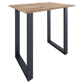 Xona barbord 110x80 eik dekor, svart.