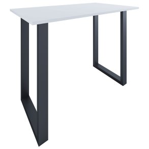 Xona barbord 140x80 hvit, svart.