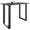 Xona barbord 140x80 antracit, sort.