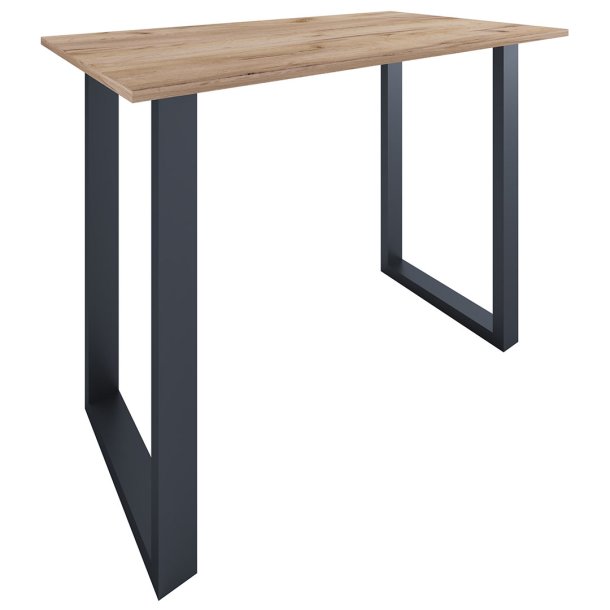 Xona barbord 140x80 eik dekor, svart.