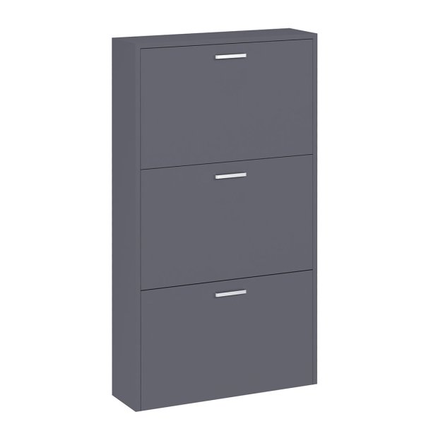 SulosM szafka na buty 3 drzwi antracyt.