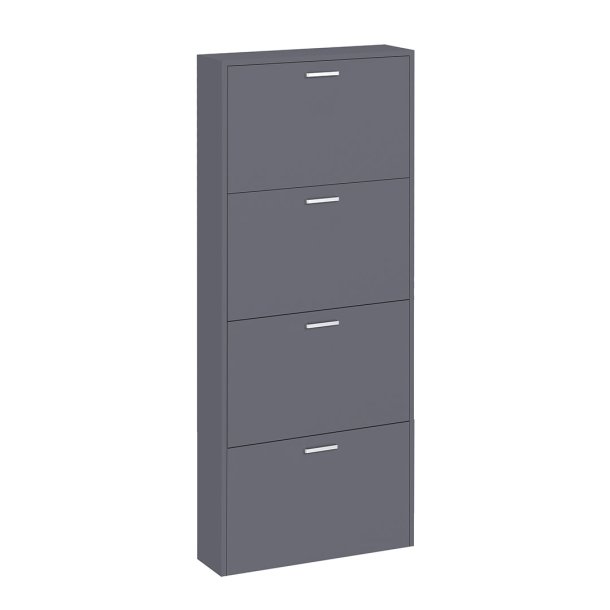 SulosL szafka na buty 4 drzwi antracyt.