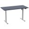 LonaE skrivebord elektrisk hve snke funktion 160x80x71-120cm antracit, slvfarvet.