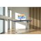 LonaE skrivebord elektrisk hve snke funktion 160x80x71-120cm antracit, slvfarvet.