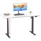 LonaE skrivebord elektrisk hev-senk-funksjon 160x80x71-120cm hvit, svart.