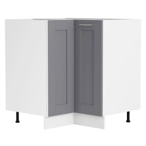 Colura szafka kuchenna , szafka narożna 1 drzwi antracytowy szary, biały.