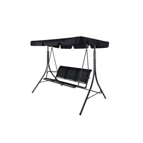 Montreal hngendes Gartensofa 3 Pers. schwarz.