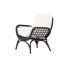 Sillón Moana incl. cojines negros.