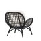 Sillón Moana incl. cojines negros.
