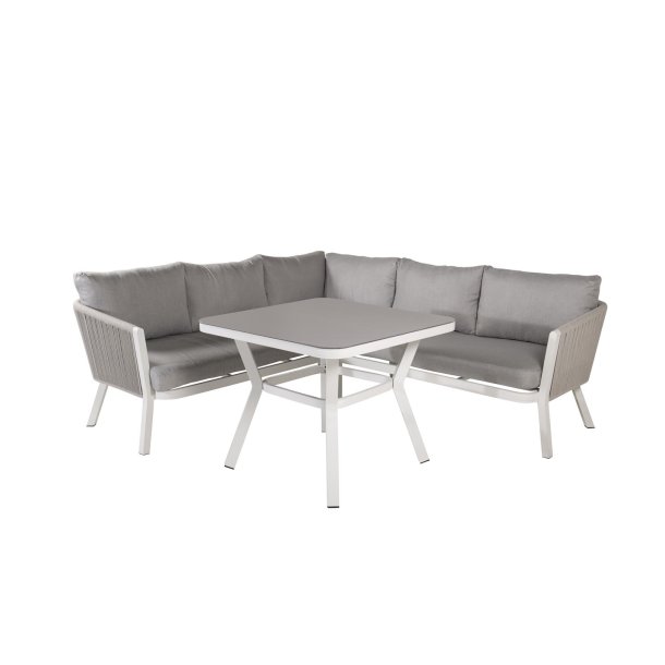 Virya Loungeset 2 Teile grau,wei.