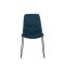 Muce Esszimmerstuhl Velour blau.