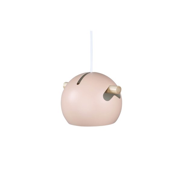 Tubbie belysning pendel 23cm stl rosa.
