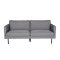Zoom Sofa 2 Personen grau.