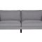 Zoom Sofa 2 Personen grau.